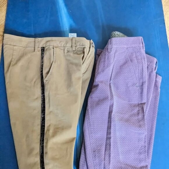 Chino trousers pants (lot of 2, made in Italy, sz 26) - Picture 2 of 10